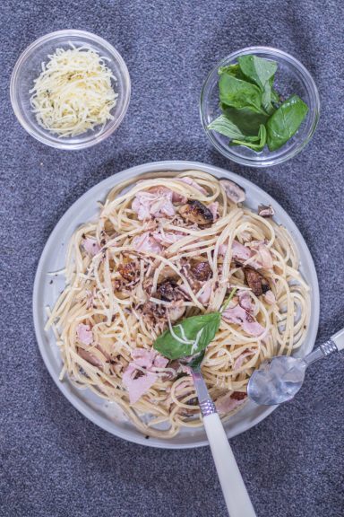 Spaghetti carabonara 